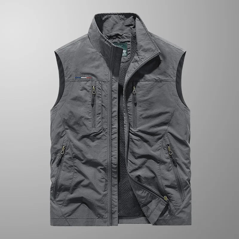 Tauno™ | Cargo Vest Multi-Pocket – Lightweight, Practical, and Ready for Adventure