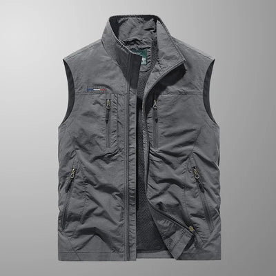 Tauno™ | Cargo Vest Multi-Pocket – Lightweight, Practical, and Ready for Adventure
