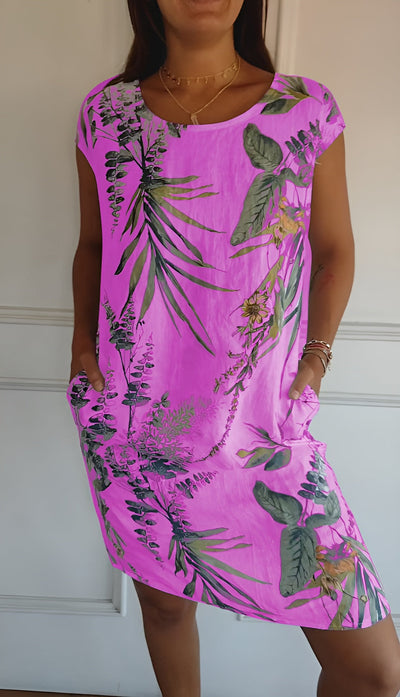 Isla™ | Comfortable Dress with Round Neckline