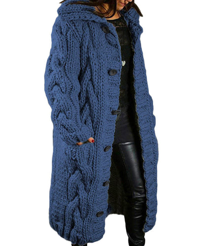 Elena Chunky Longline Knit Cardigan