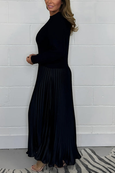 Sophia | Unique Winter Dress with Skirt Detail - For a Slim and Elegant Look
