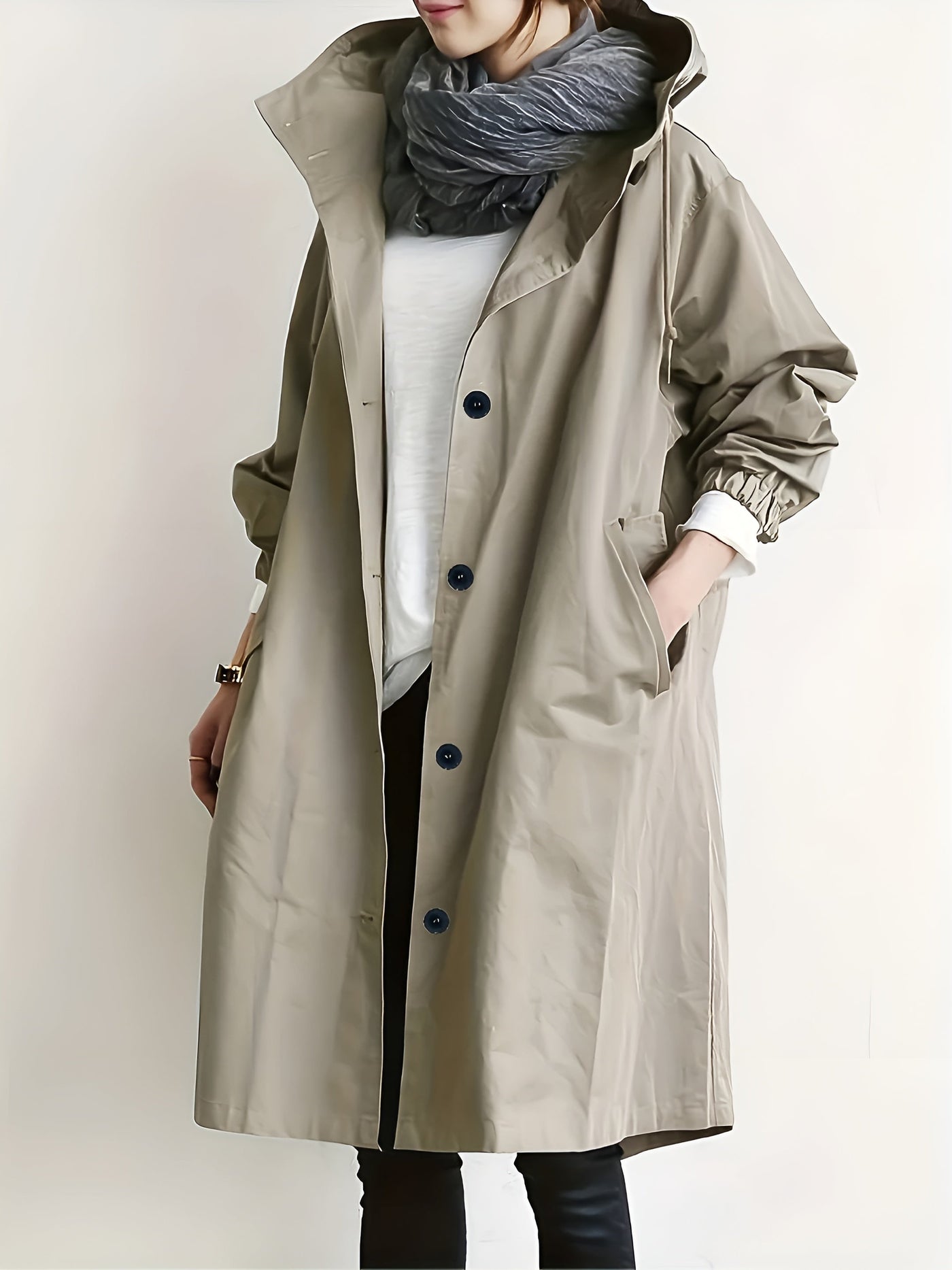 Sisko™ | Timelessly Elegant Trench Coat with a Touch of Sophistication