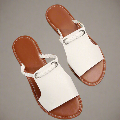 Katelina | Handmade Flat Sandals in Premium Material
