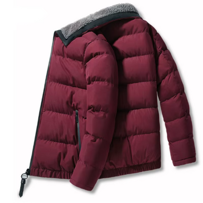 Winter Jacket with High Collar
