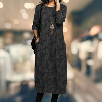 Trudy | Elegant Winter Dress with Pockets