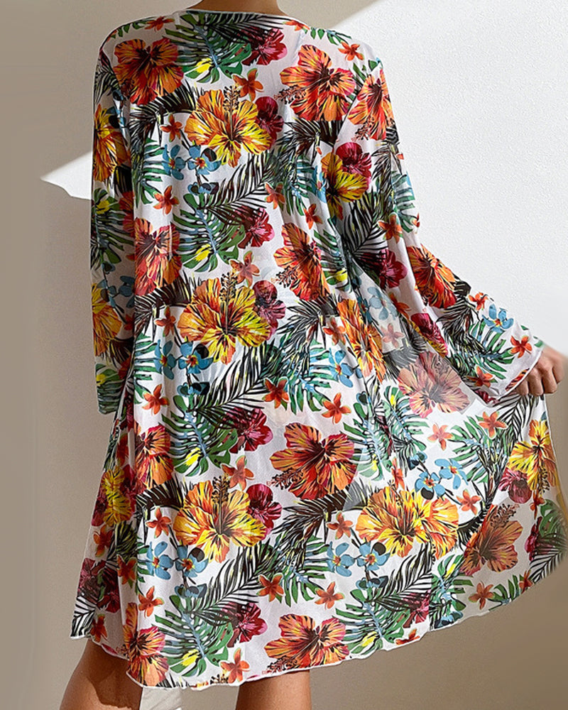 Glenda - Bikini with Floral Top