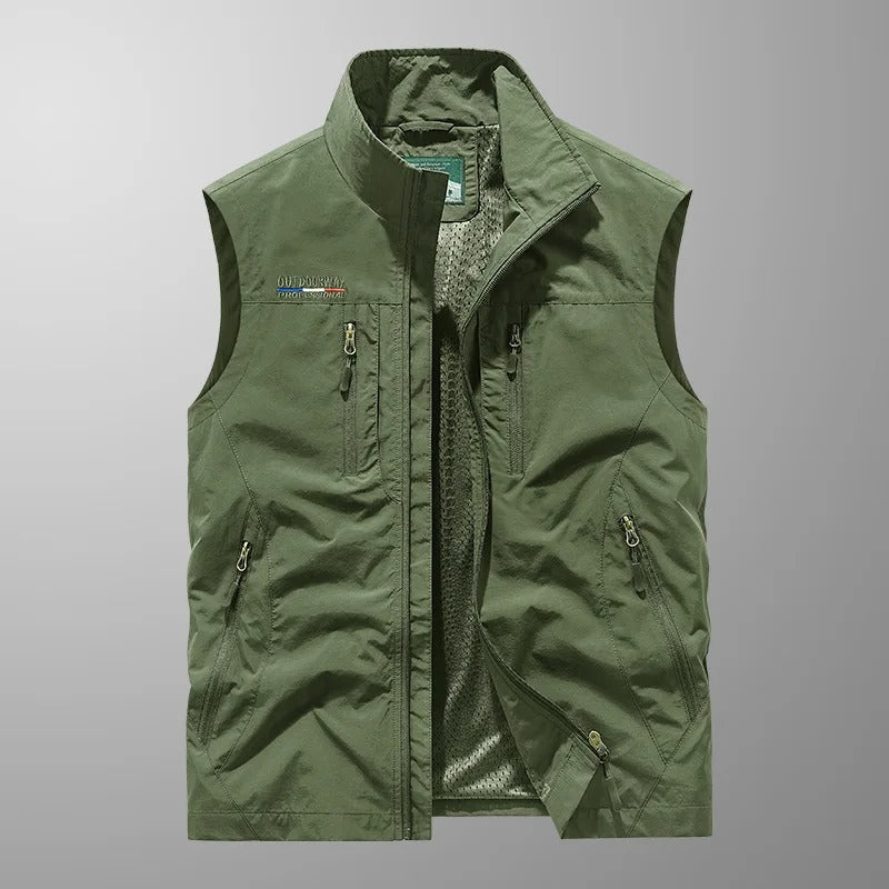 Tauno™ | Cargo Vest Multi-Pocket – Lightweight, Practical, and Ready for Adventure
