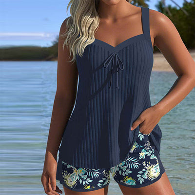 Laluna® | Striped Two-Piece Tankini for the Beach