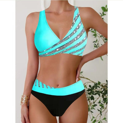 Zoë - Printed Halterneck Swimsuit