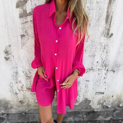 Donna™ | Casual Set with Blouse and Shorts