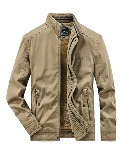 Elegant parka bomber jacket
