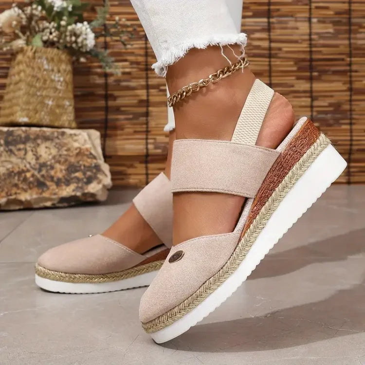 Antonia | Orthopedic sandals with heel, breathable and relaxing
