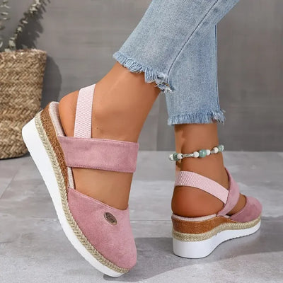 Antonia | Orthopedic sandals with heel, breathable and relaxing