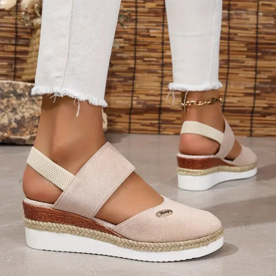 Antonia | Orthopedic sandals with heel, breathable and relaxing