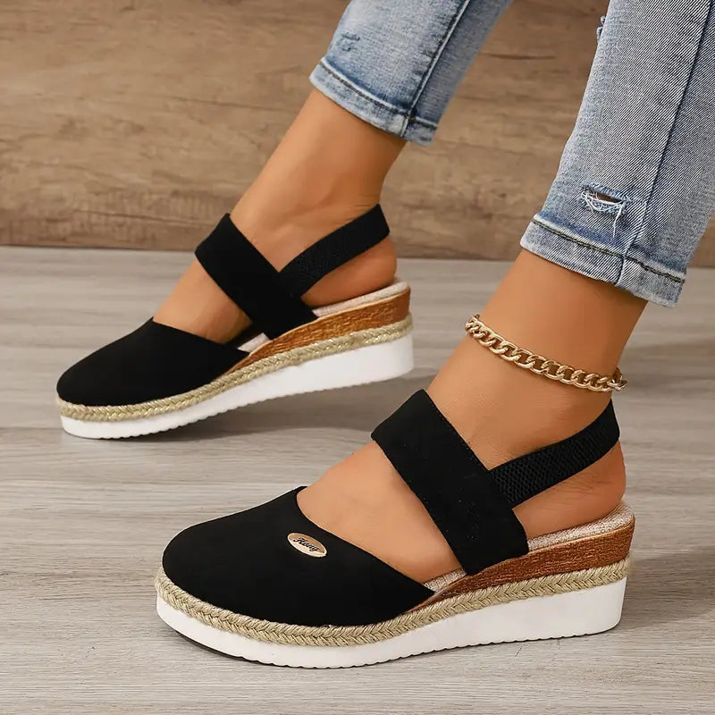 Antonia | Orthopedic sandals with heel, breathable and relaxing