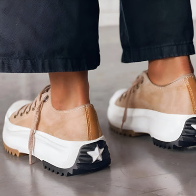 Marjatta™ | Soft canvas shoes with a stable heel – walk comfortably and stylishly throughout the day