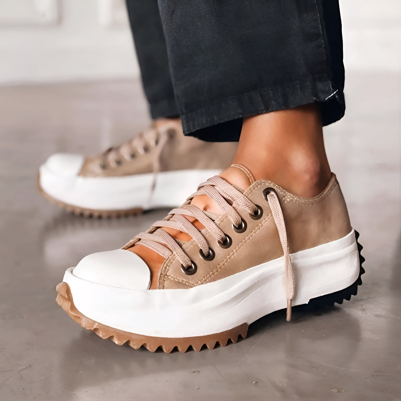 Marjatta™ | Soft canvas shoes with a stable heel – walk comfortably and stylishly throughout the day