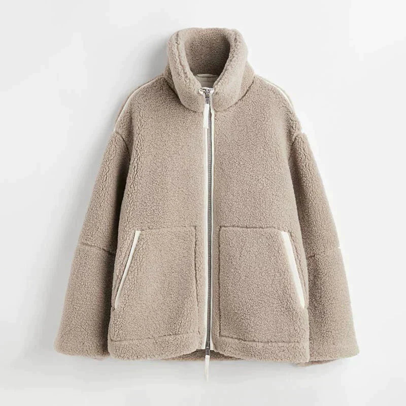 Hanneke | Oversized Teddy Jacket