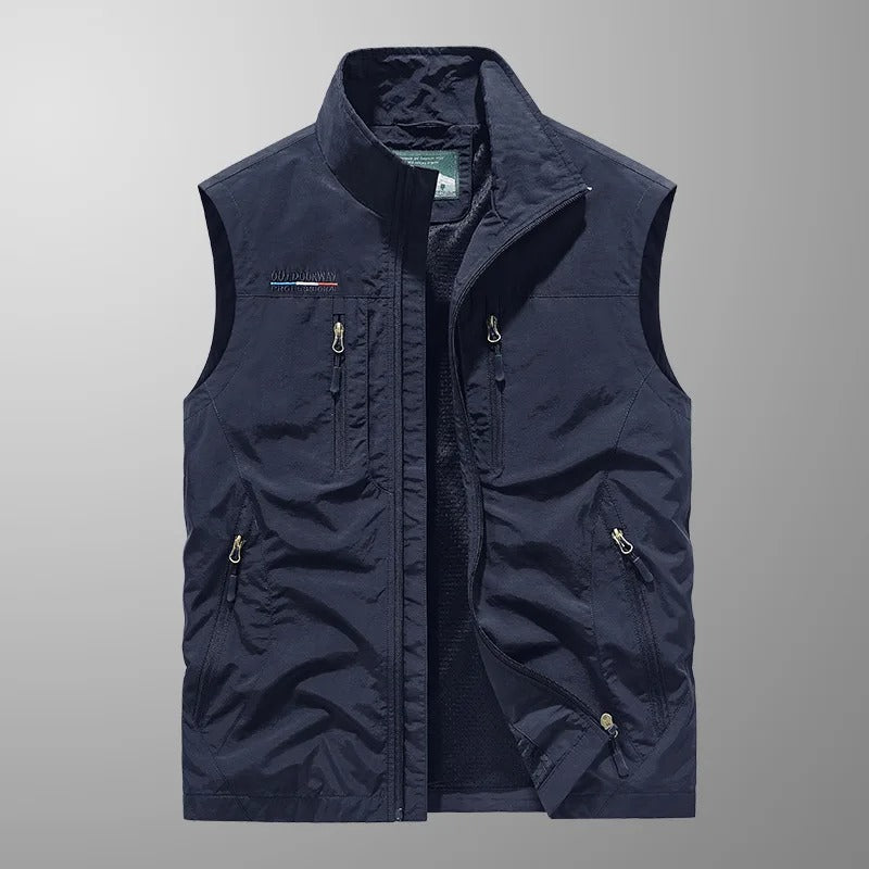 Tauno™ | Cargo Vest Multi-Pocket – Lightweight, Practical, and Ready for Adventure