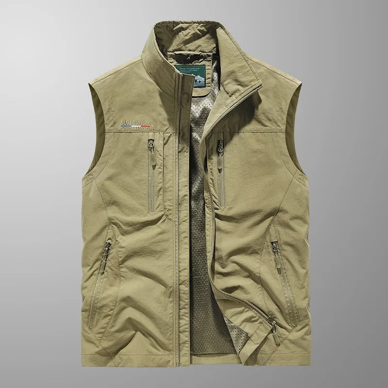 Tauno™ | Cargo Vest Multi-Pocket – Lightweight, Practical, and Ready for Adventure