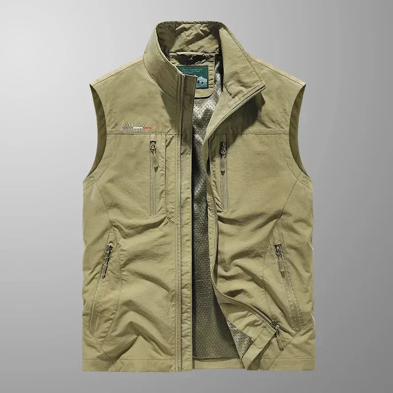 Tauno™ | Cargo Vest Multi-Pocket – Lightweight, Practical, and Ready for Adventure