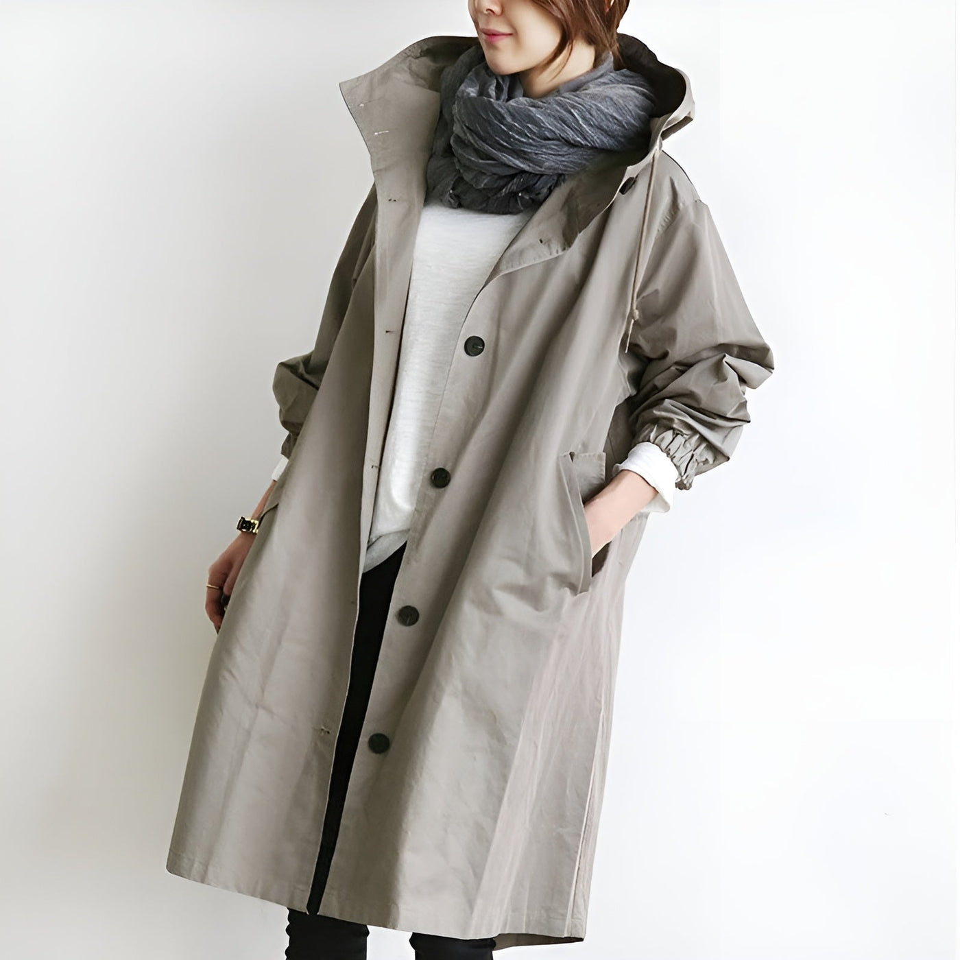 Sisko™ | Timelessly Elegant Trench Coat with a Touch of Sophistication