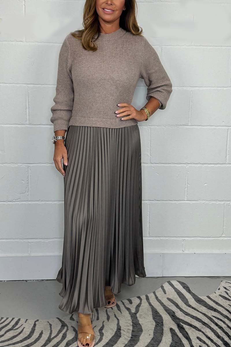 Sophia | Unique Winter Dress with Skirt Detail - For a Slim and Elegant Look