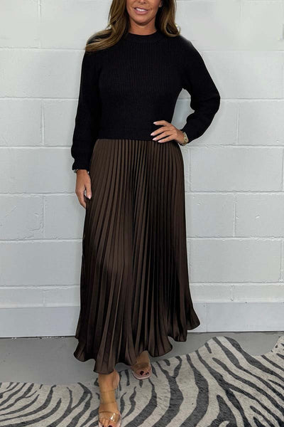 Sophia | Unique Winter Dress with Skirt Detail - For a Slim and Elegant Look