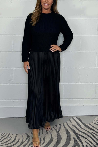 Sophia | Unique Winter Dress with Skirt Detail - For a Slim and Elegant Look