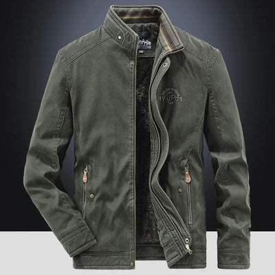 Elegant parka bomber jacket