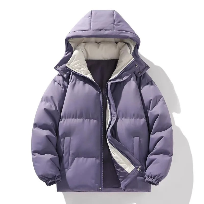 Elegant men's jacket with hood