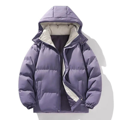 Elegant men's jacket with hood