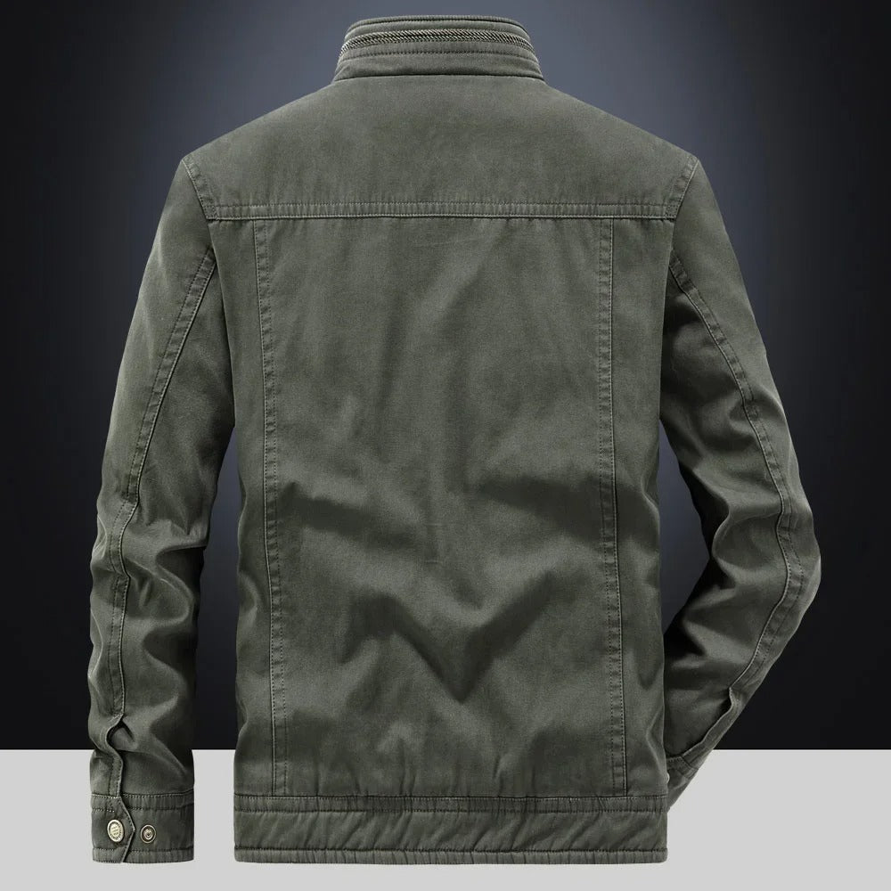 Elegant parka bomber jacket