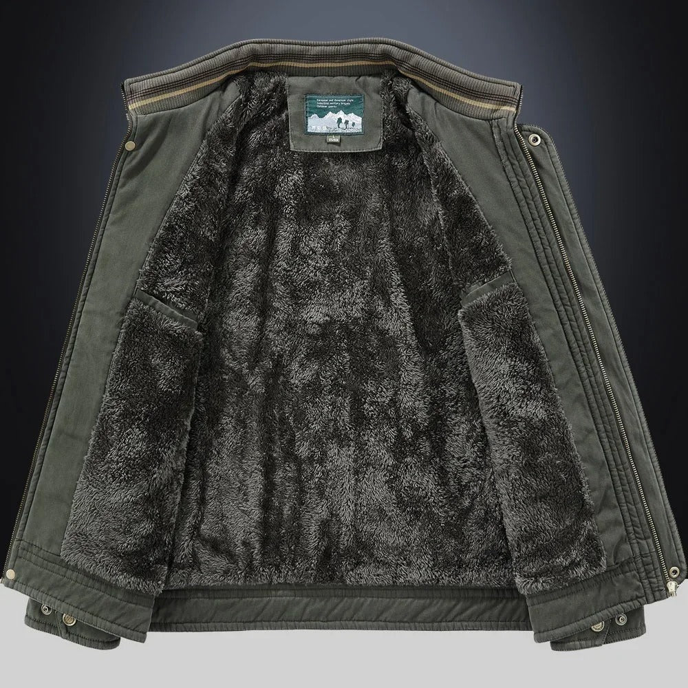 Elegant parka bomber jacket