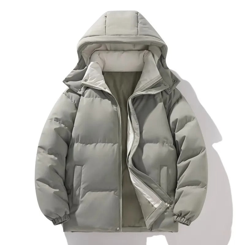 Elegant men's jacket with hood
