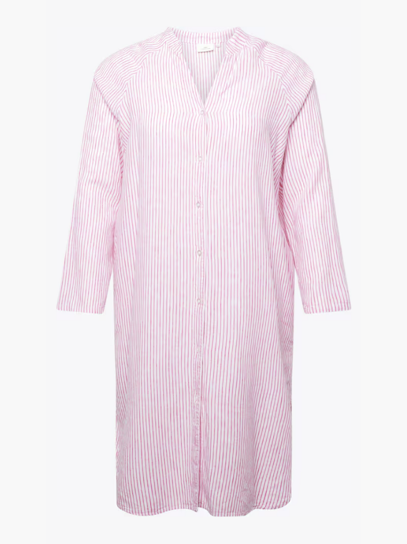 Sophia | Elegant Striped Shirt Dress