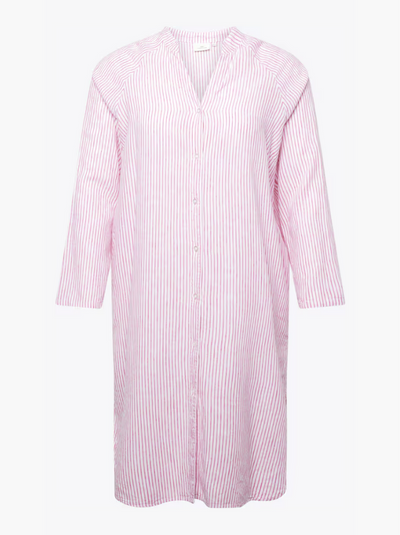 Sophia | Elegant Striped Shirt Dress