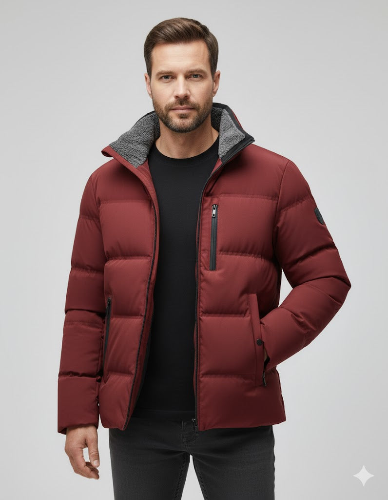 Winter Jacket with High Collar