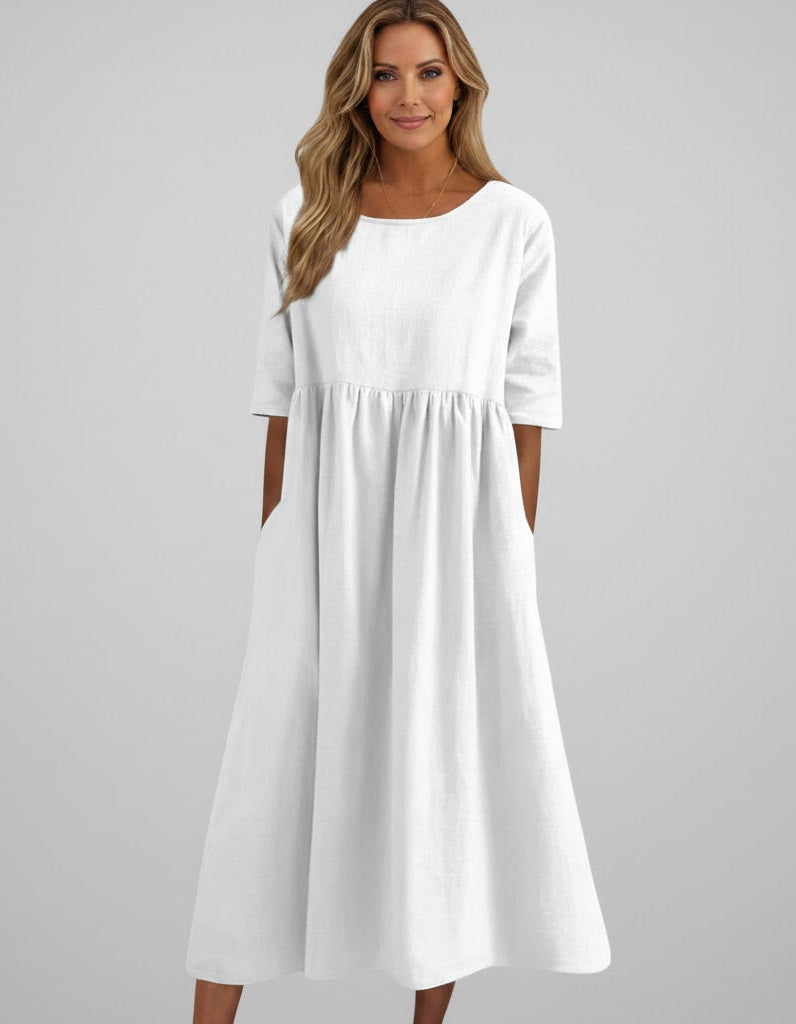 Haisley™ | Elegant Short-Sleeved Dress