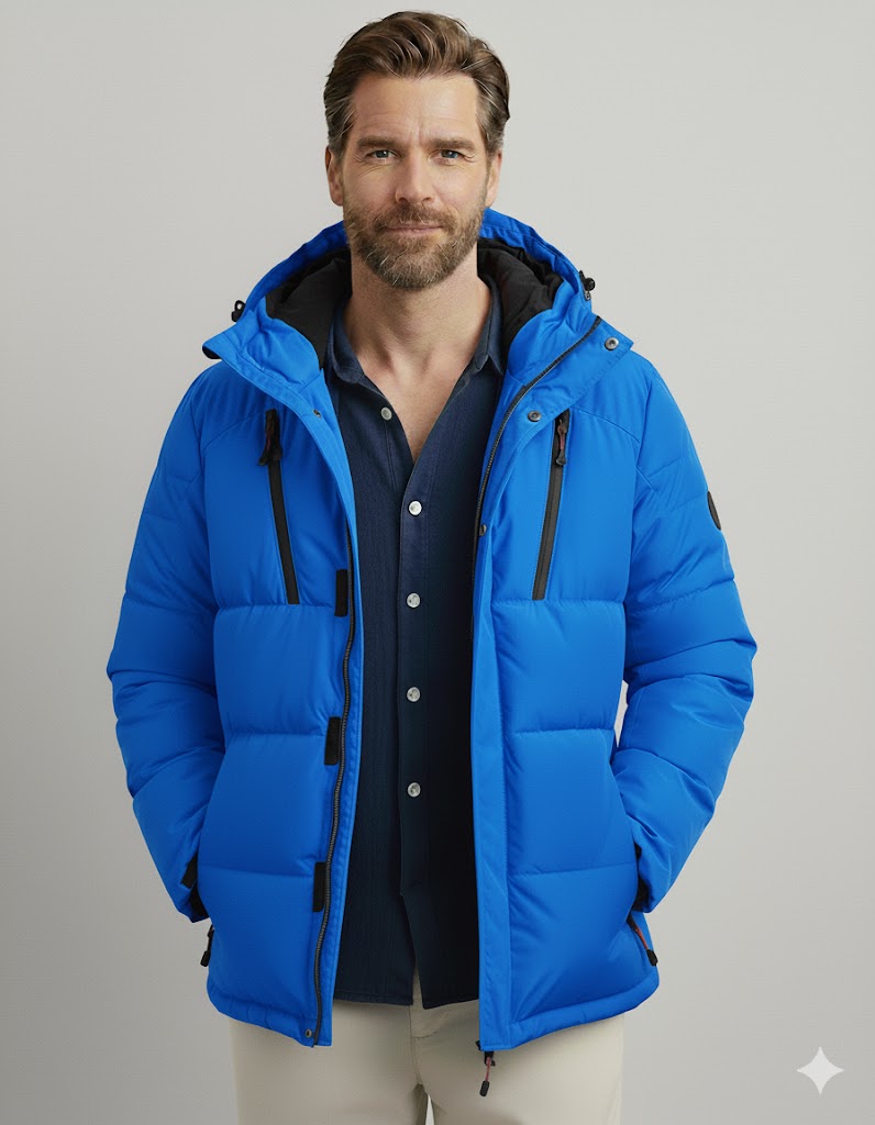 Wind and weatherproof down jacket - Oliver